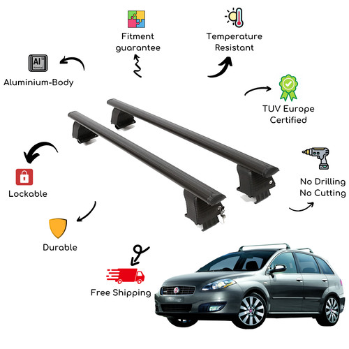 Bare roof rack cross bars - rack, set