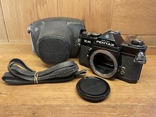 *Full Work : Exc+5 w/ Case* Pentax KM Black SLR 35mm Film Camera Body From Japan