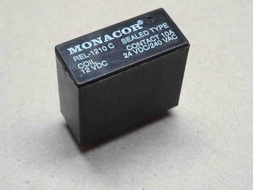 Relais monacor rel 1210c 10a - monacor, ~10a
