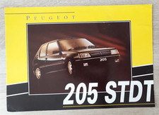 Peugeot 205 STDT Brochure /