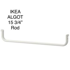 NEW IKEA ALGOT White Clothing Rod Bracket 15-3/4" 40 cm #703.258.64 Discontinued