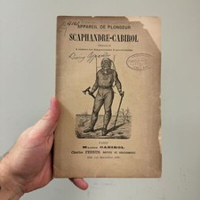 Vtg Scaphandre Joseph Cabirol PARIS EXPOSITION Catalog DEEP SEA DIVING Helmet