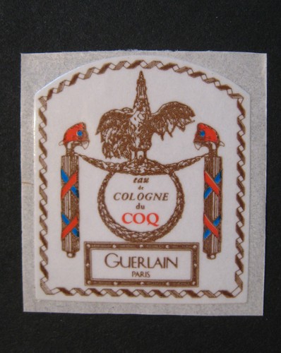 étiquette guerlain paris eau - paris,
