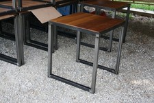 Table industrielle bistrot