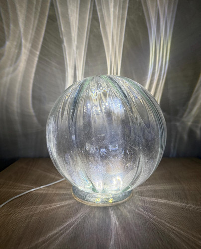Lampe boule verre - en, led