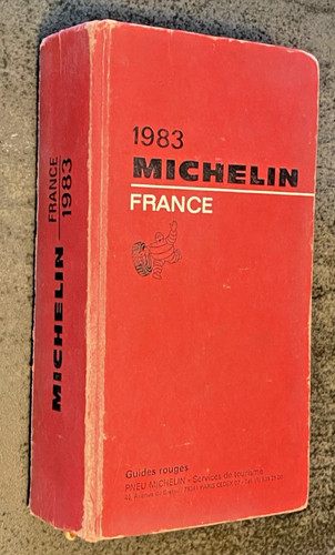 Guide michelin rouge 1983 - rouge,