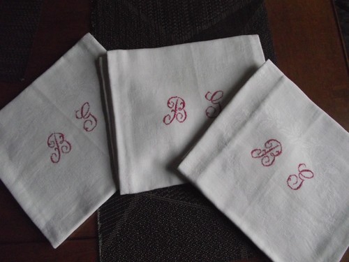 Linge ancien lot - ancien,
