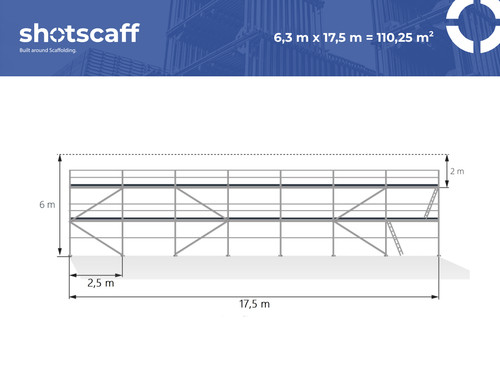Neuf échafaudage aluminium - échafaudage,
