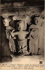 Old postcard BESSE - The Pilastre Church on the right choir St-ANDRÉ (250498)