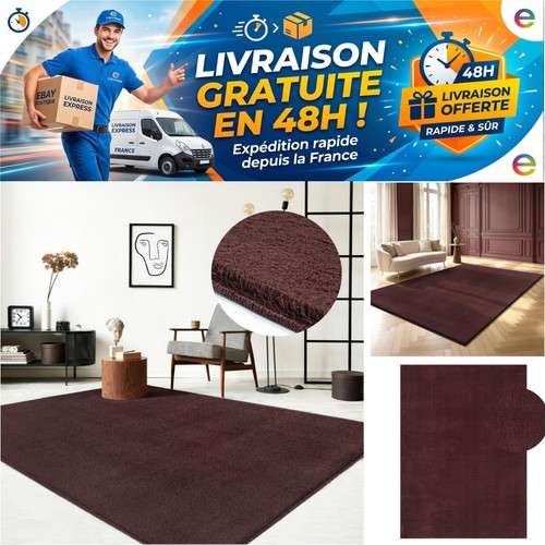 Tapis moderne moelleux - tapis, poils
