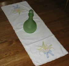 Vintage Embroidered Linen