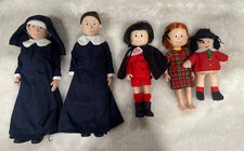 5 Vintage  Eden Madeline Dolls MISS CLAVEL 10” Clara Pepito VGUC Missing Clothes