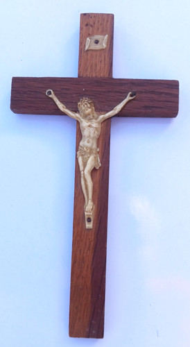 Ancien crucifix fin - crucifix, 19ème