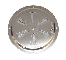 Grille d'aération Ronde Réglable 128mm Avec Moustiquaire inox 316 - A4
