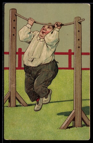 Carte postale korpulenter - postale,