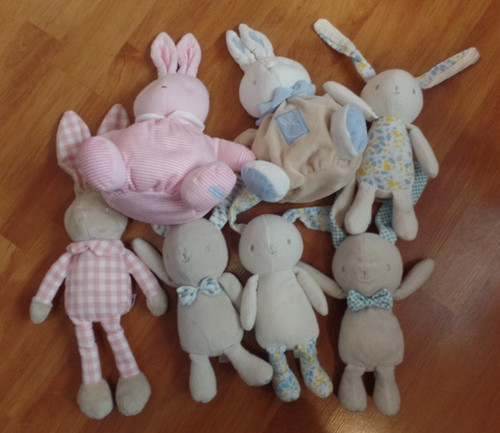 Lot 7 doudou peluche - lot,