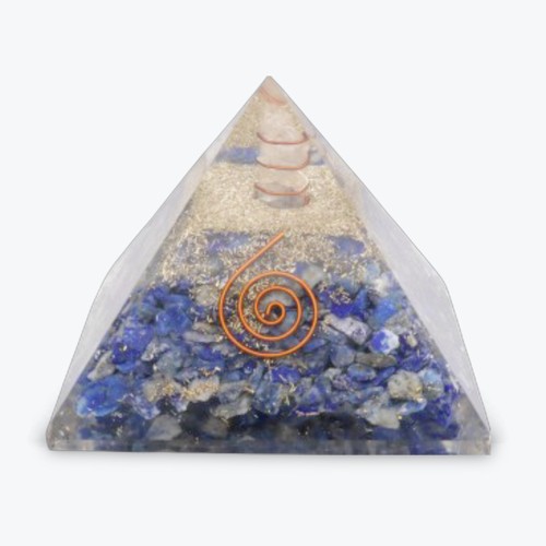 Pyramide orgonite 7x7 - 7x7, résine
