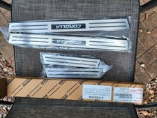 OEM TOYOTA Corolla Sedan Door Sill Protectors 4PC Set PT413-02201