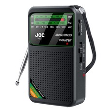 Radio de Poche Portable Mini Radio à Bande Complète AM/FM/SW Radio avec Bat5768
