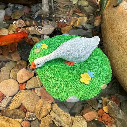 Figurine oie blanche - , en