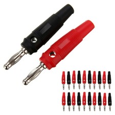 20X 4mm connecteur Or Adaptateur Haut-parleurs Fiche banane Câble de fil Outil