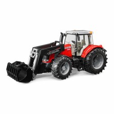 Bruder Agriculture Massey Ferguson 7624 avec chargeur frontal Tracteur Jouet