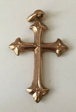 Ancienne croix en plaqué Or