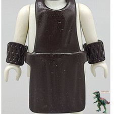 Ensemble tablier marron