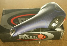 Selle de vélo de vélo bleue