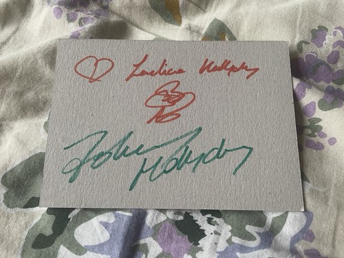 Carton dedicace autograph - carton,