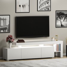 Meuble TV avec éclairage LED