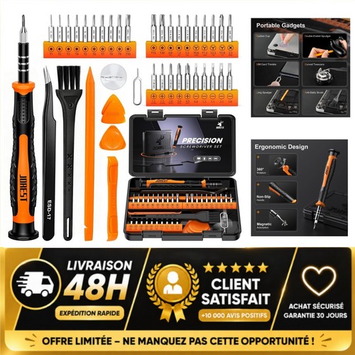 Pièces kit tournevis - 40,