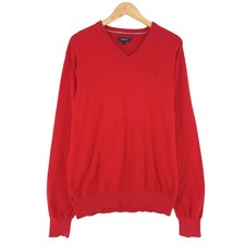 Gant Homme Pull Rouge Coton