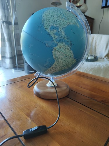 Globe terrestre mappemonde - -,