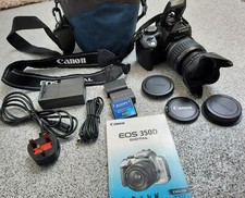 Canon EOS 350D 8.0MP Digital Camera with Canon EF-S 18-55mm Zoom Lens + Bag