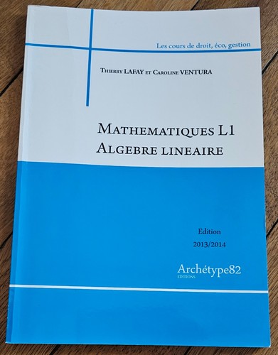 Mathématiques algèbre - l1,
