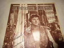 Le Patriote Illustre 1948 8 Fevrier February 8th 1948 Ingrid Bergman Joan of Arc