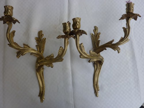 Anciennes appliques murales - , en
