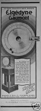 1929 ADVERTISING ELGÉDYNE GAUMONT IDEAL MODERN RECEIVER POST - ADVERTISING