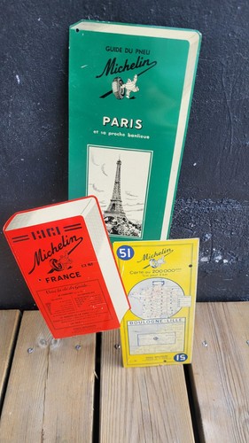 Rare tôle michelin carte - rare,