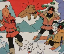 d'après HERGÉ TINTIN AU PAYS