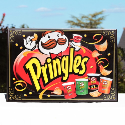 Plaque publicitaire pringles - plaque,