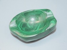 -ANCIEN CENDRIER en MALACHITE