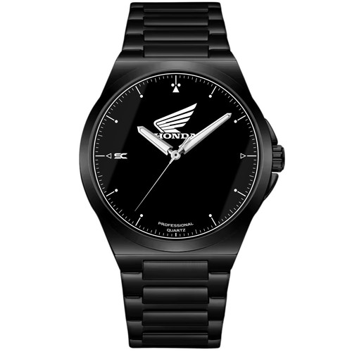 Montre bracelet noire - noire, acier