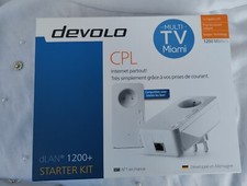 CPL DEVOLO 1200 DLAN, DEUX PRISES ET DEUX FICHES RJ45 , NEUF, JAMAIS UTILISÉ.  
