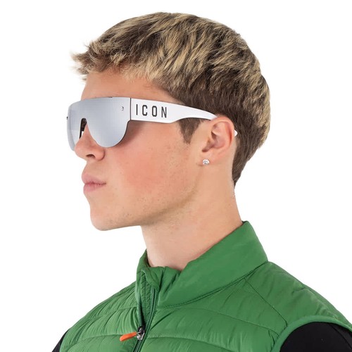 Dsquared2 silver shield men - silver, men's
