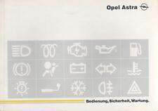 Opel Astra convertible / GSi F operating instructions 1995 manual logbook convertible BA