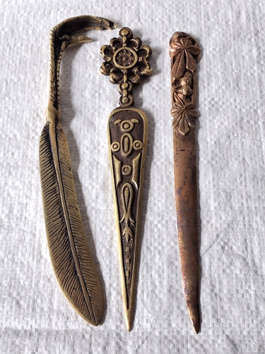 Trois ancien coupe papier en - ancien,