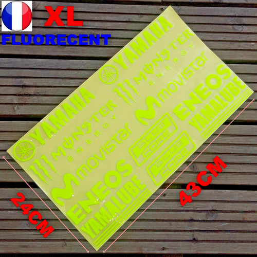 Autocollant yamaha jaune - yamaha,