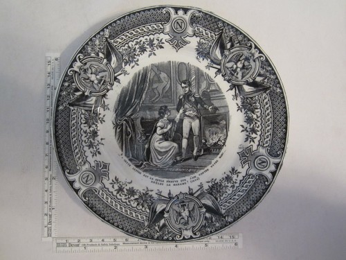 Assiette sarreguemines - assiette,